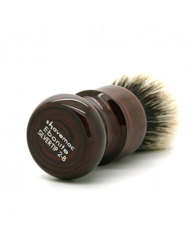 EC1 Silvertip 2-Band Badger Cumberland Ebonit Shaving Brush