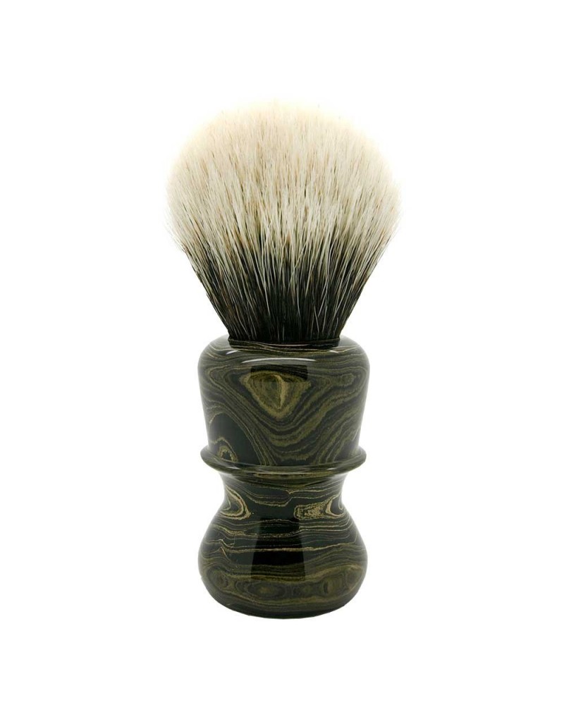 EC1 Silvertip 2-Band Badger Cumberland Ebonit Shaving Brush